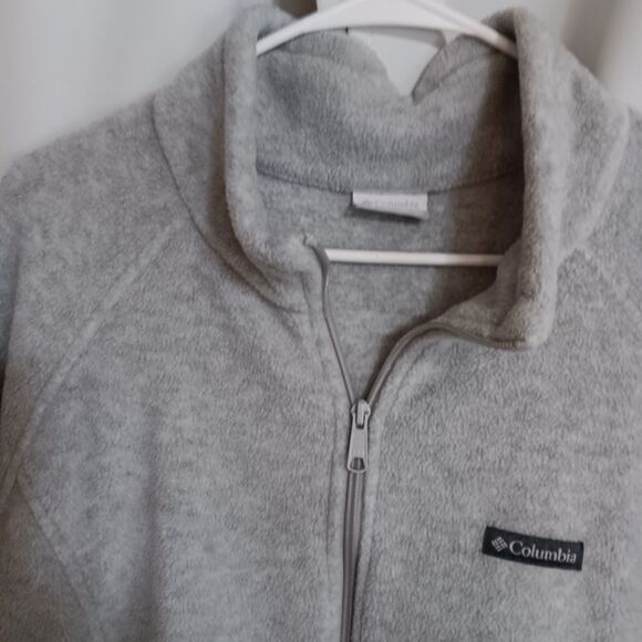 Columbia Benton Springs Full Zip Fleece Jacket in Light Gray - Women's Size 3X - Picture 5 of 11